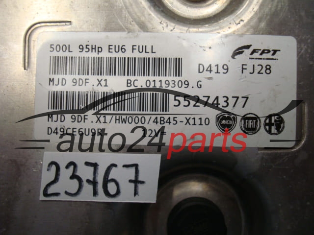 FIAT 500 1.3 JTDM 55274377, MJD9DF.X1, MJD9DFX1
