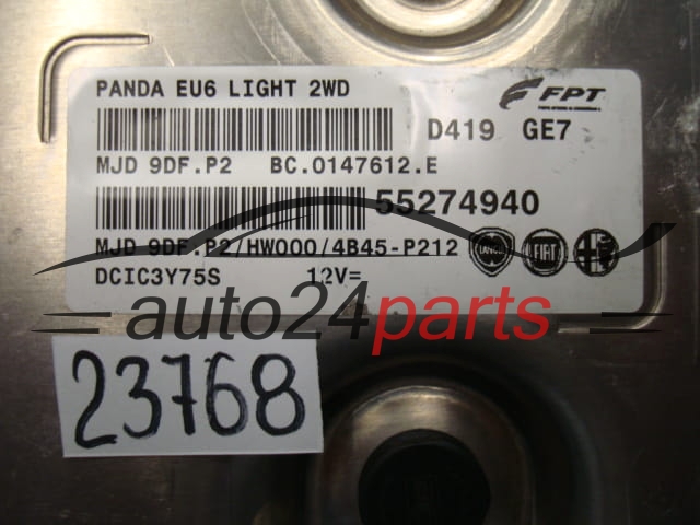 FIAT 500 55274940, MJD9DF.P2, MJD9DFP2