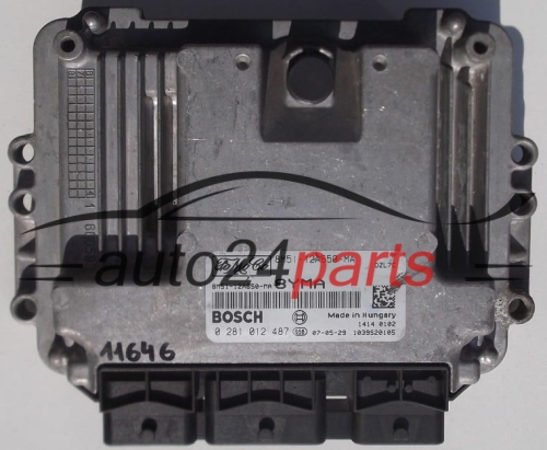ECU ENGINE CONTROLLER  FORD FOCUS 1.6 TDCI BOSCH 0 281 012 487,  FoMoCo 8M51-12A650-MA