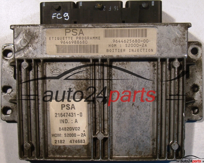 calculateur moteur pour peugeot 206 1.4 8v