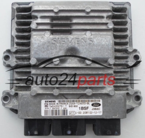 ECU CENTRALITA DE MOTOR  FORD FIESTA 1.4 TDCI SIEMENS 5WS40027K- T, 5WS40027KT, 2S6A-12A650-BL, 2S6A12A650BL, SID 802, 1BSF 