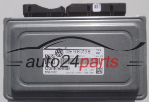 Μονάδα Ελέγχου Κινητήρα VOLKSWAGEN POLO 1.2 CONTINENTAL 5WA11001, 03E 906 019 B, 03E906019B, SIMOS11.1 