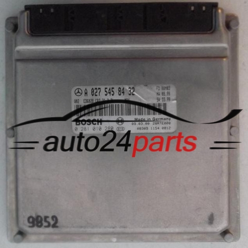 MERCEDES SPRINTER 2.2 CDI BOSCH 0 281 010 280, 0281010280, A 027 545 84 32, A0275458432