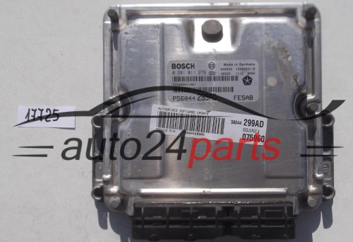 ECU CENTRALITA DE MOTOR JEEP CHEROKEE 2.8 CRD BOSCH 0 281 011 279, 0281011279, P56044299AD