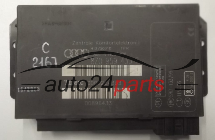 AUDI 8Z0 959 433 T, 8Z0959433T, TEMIC 00002643B3