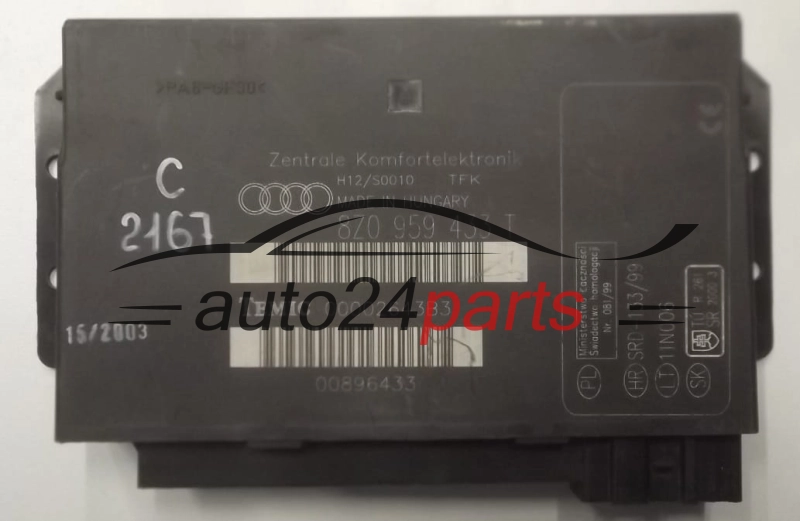 AUDI 8Z0 959 433 T, 8Z0959433T, TEMIC 00002643B3