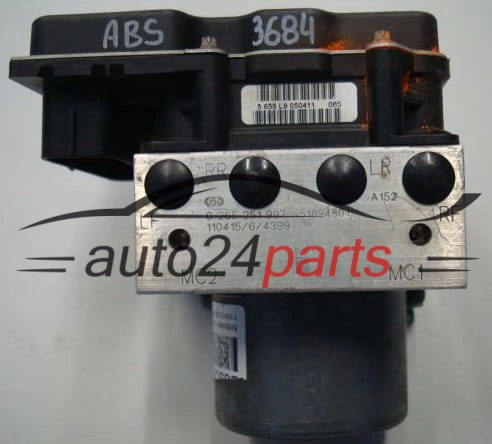 ABS POMPA I STEROWNIK FIAT PUNTO EVO BOSCH 0 265 251 997, 0265251997, 51894801, 0 265 951 832, 0265951832