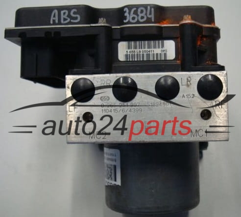 Pompa ABS i sterownik Fiat Punto Evo 51894801 0265251997