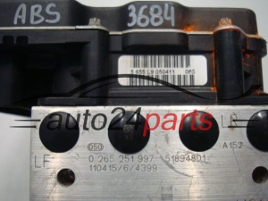 Pompa ABS i sterownik Fiat Punto Evo 51894801 0265251997 – zdjęcie 2