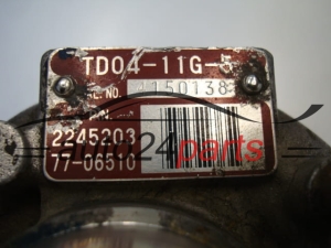 TURBOCOMPRESOR TURBO COMPRESOR 2.5 TDS U25TD OPEL OMEGA 77-06510, 7706510, TD04-11G-5, TD0411G5