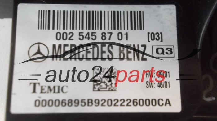 SAM MERCEDES BENZ 002 545 87 01, 0025458701