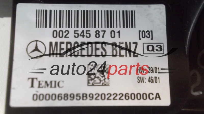SAM MERCEDES BENZ 002 545 87 01, 0025458701