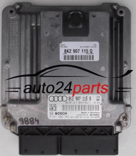 AUDI A4 A5 2.0 TFSI BOSCH 0 261 S04 383, 0261S04383, 8K2 907 115 Q, 8K2907115Q
