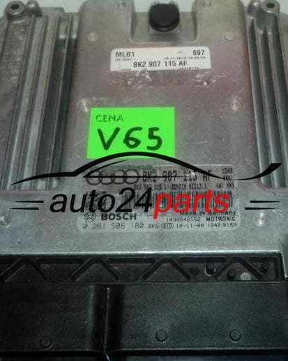 AUDI A4 A5 2.0 TFSI BOSCH 0 261 S06 180, 0261S06180, 8K2 907 115 AF, 8K2907115AF