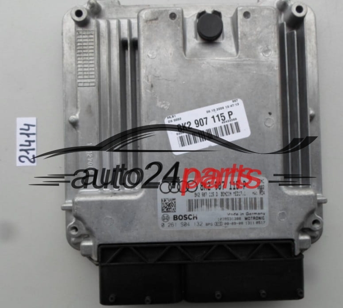 AUDI A4 A5 2.0T TFSI 8K2907115P, 8K2 907 115 P, 8K2907115D, 8K2 907 115 D, BOSCH 0 261 S04 132, 0261S04132, BENZIN MED17.1 CDBC 0005, 1039S34196