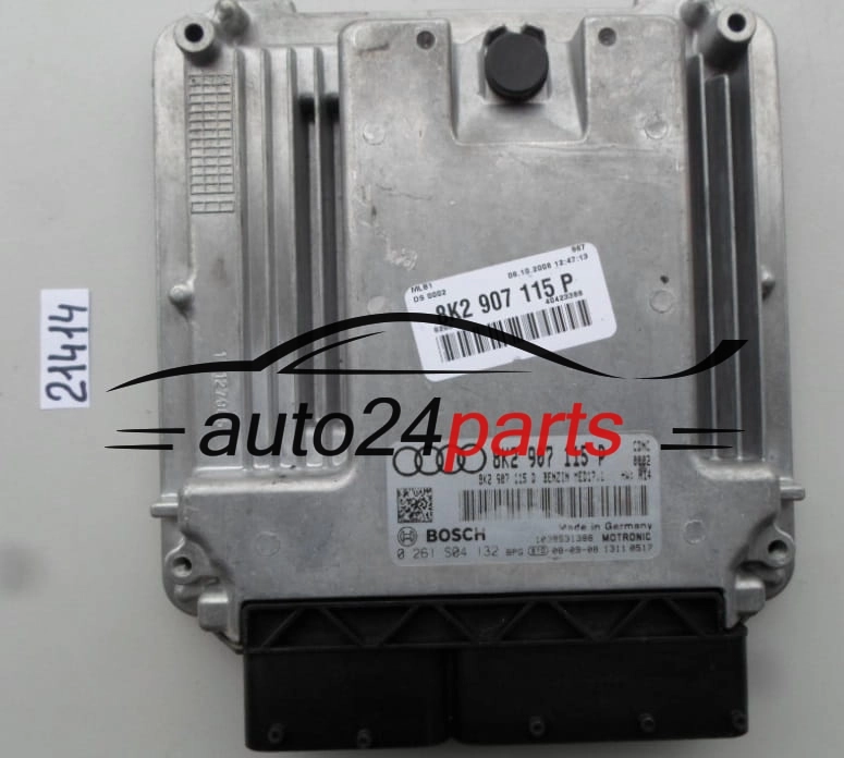 AUDI A4 A5 2.0T TFSI 8K2907115P, 8K2 907 115 P, 8K2907115D, 8K2 907 115 D, BOSCH 0 261 S04 132, 0261S04132, BENZIN MED17.1 CDBC 0005, 1039S34196