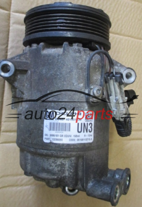 Sprężarka klimatyzacji Opel Astra Meriva Zafira 1.7 CDTI Z17DTR A17DTJ A17DTR 13286088UN3 401351739