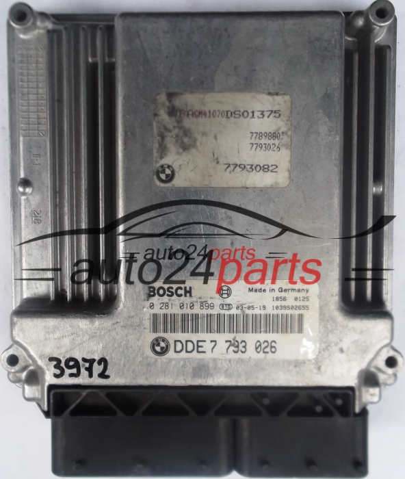 BMW E65E66 740 4.0 DIESEL BOSCH 0281010899, 0 281 010 899, DDE 7793026, 7 793 026, 7793082, 7789880