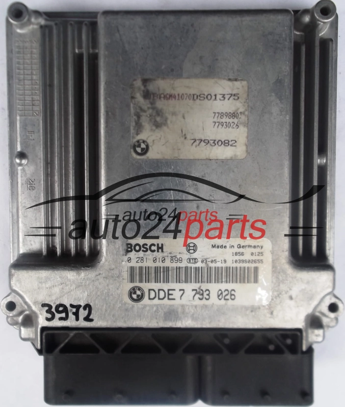 BMW E65E66 740 4.0 DIESEL BOSCH 0281010899, 0 281 010 899, DDE 7793026, 7 793 026, 7793082, 7789880
