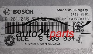CENTRALINA MOTORE BMW SERII 5 E60/E61 530 3.0 DIESEL BOSCH 0281016638, 0 281 016 638, DDE 8509034 -01, 8 509 034 -01, 1039S34186