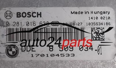 BMW SERII 5 E60E61 530 3.0 DIESEL BOSCH 0281016638, 0 281 016 638, DDE 8509034 -01, 8 509 034 -01, 1039S34186