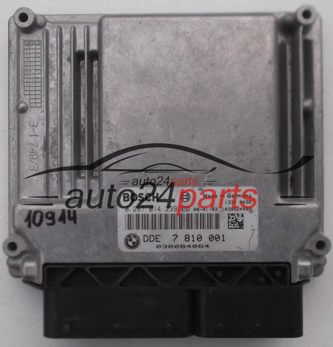 BMW X3 118 E87 E90 BOSCH 0 281 014 239, 0281014239, DDE 7 810 001, 7810001