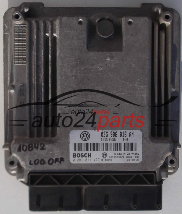 CHRYSLER VOYAGER 2.5 CRD BOSCH 0 281 011 447, 0281011447, 03G 906 016 AN, 03G906016AN