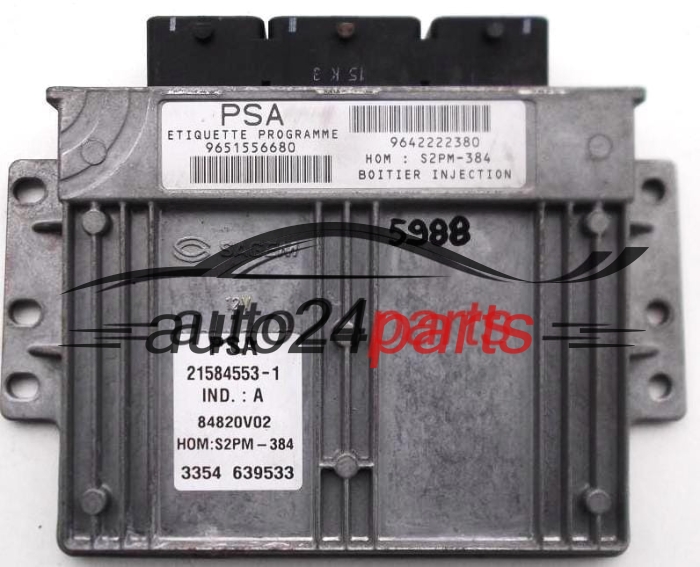 CITROEN 1.4 21584553-1, 215845531, 9651556680