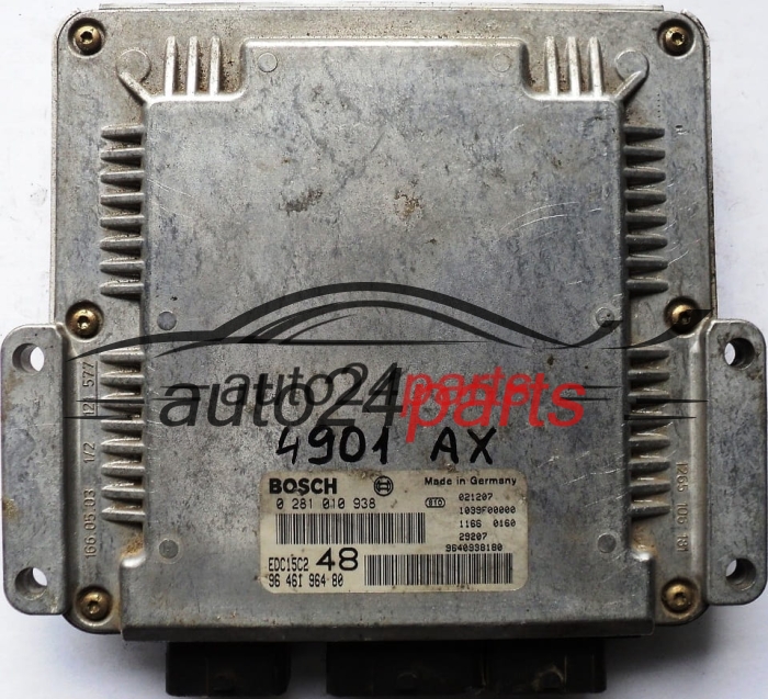 CITROEN C5 2.2 HDI BOSCH 0281010938, 0 281 010 938, 9646196480, 96 461 964 80, 9640938180 EDC15C2 48