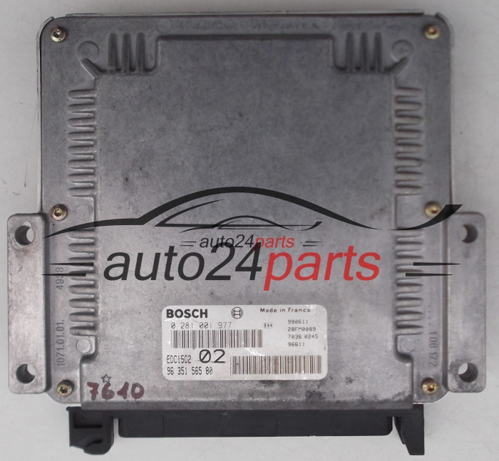 CITROEN C5 PEUGEOT 406 2.0 HDI BOSCH 0 281 001 977, 0281001977, 96 351 565 80, 9635156580