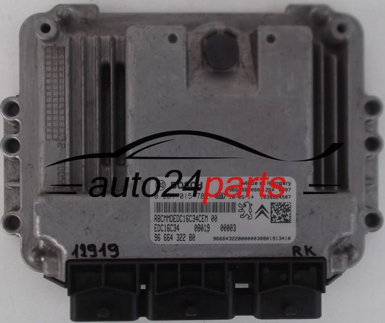 CITROEN PEUGEOT 1.4 HDI BOSCH 0 281 015 782, 0281015782, 96 664 322 80, 9666432280
