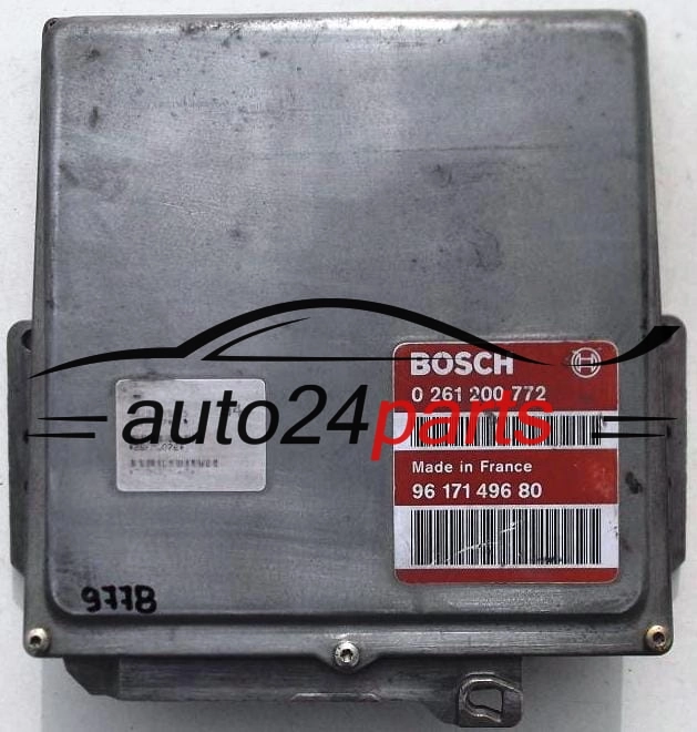 CITROEN PEUGEOT 106 1.4 BOSCH 0 261 200 772, 0261200772, 96 171 496 80, 9617149680