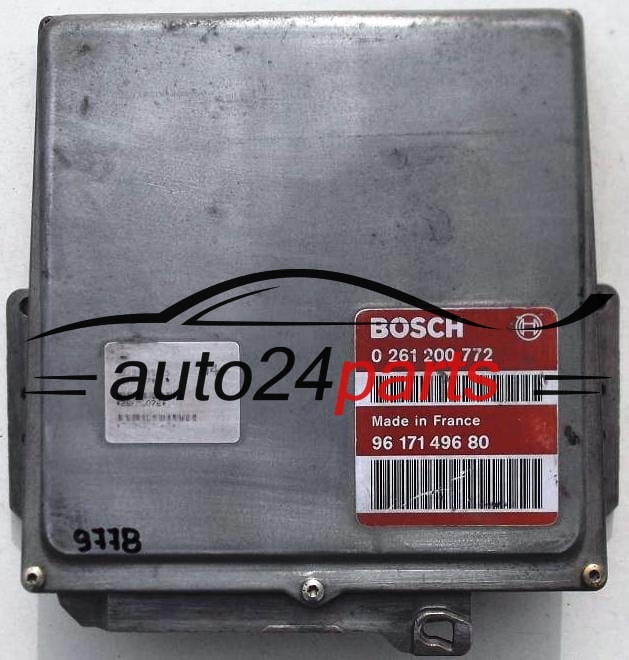 CITROEN PEUGEOT 106 1.4 BOSCH 0 261 200 772, 0261200772, 96 171 496 80, 9617149680