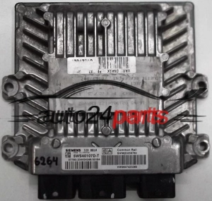 CENTRALINA DO MOTORE CITROEN PEUGEOT 2.0 HDI 5WS40107D-T, SW9653059780, HW9647423380