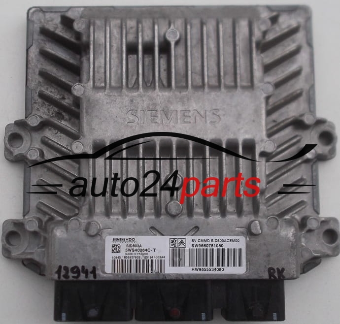CITROEN PEUGEOT 2.0 HDI 5WS40264C-T, 5WS40264CT, SW9660781080, HW9655534080