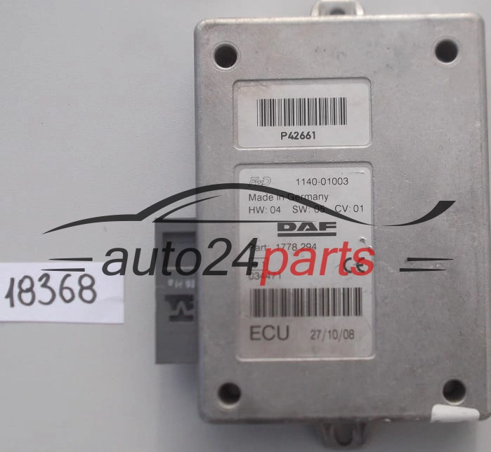 ECU ENGINE CONTROLLER DAF XF105 1140-01003, 114001003, 1778294