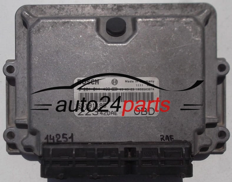 FIAT DOBLO BOSCH 0 281 011 499, 0281011499, 55191195, 22342DAE