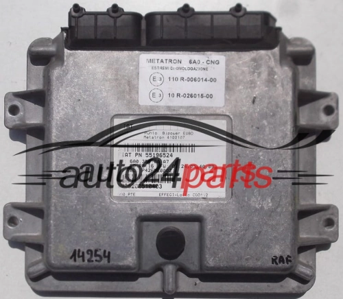FIAT DOBLO PUNTO 55196524, 4100107, 6A0 3B0 00 A7, 6A03B000A7, METATRON 6A0 CNG, 6A0CNG