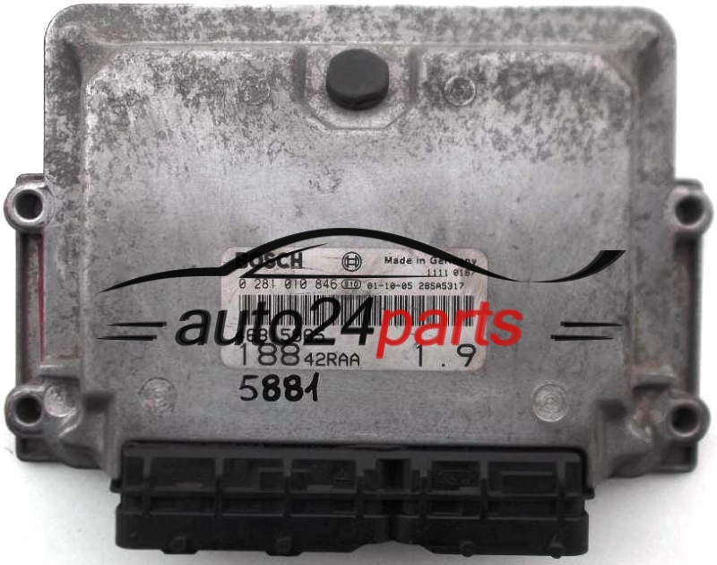 FIAT PUNTO 1.9 JTD BOSCH 0 281 010 846, 0281010846, 46815965, 18842RAA