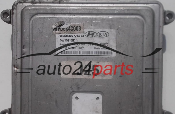 HYUNDAI SONATA 2.4 SIEMENS 5WY5210B SIM2K-140 39110-25070, 3911025070