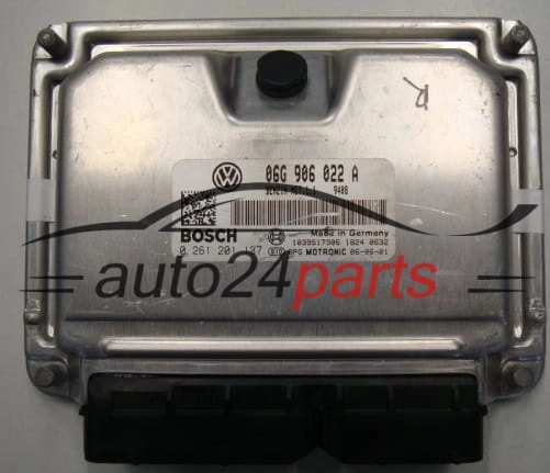 VW VOLKSWAGEN CADDY TOURAN 2.0 06G906022A, 06G 906 022 A, BOSCH 0 261 201 137, 0261201137, BENZIN ME7.1.1 9567 1039S17984