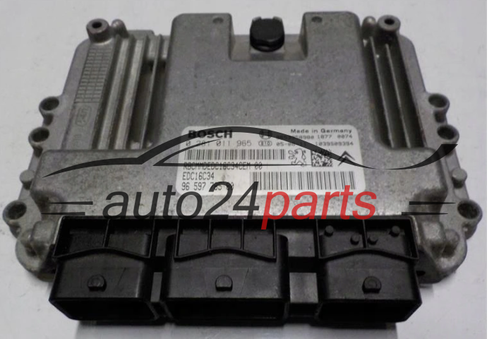 KOMPUTER STEROWNIK SILNIKA CITROEN PEUGEOT BOSCH 0 281 011 965, 0281011965, 9659778580