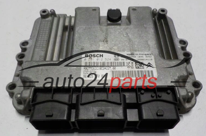 Sterownik silnika Citroen Peugeot 0281012524 9662517080