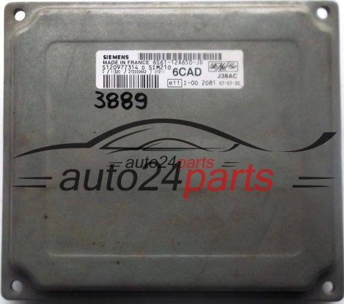 FORD FIESTA 1.3 SIEMENS SIM210 6CAD S120977314 D 6S61-12A650-JD, 6S6112A650JD