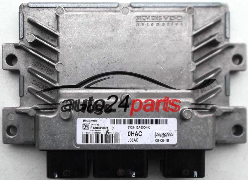 FORD FIESTA 1.6 6V21-12A650-HC, 6V2112A650HC, 12A650HC, S180049001 C, 0HAC, J38AC
