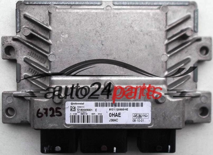 FORD FIESTA 1.6 8V21-12A650-HE, 8V2112A650HE, S180049001, 0HAE, J38AC