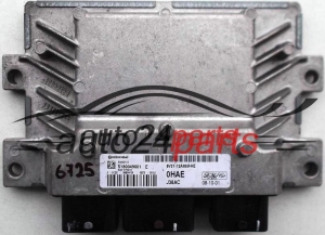 CENTRALINA DO MOTORE FORD FIESTA 1.6 8V21-12A650-HE, 8V2112A650HE, S180049001, 0HAE, J38AC