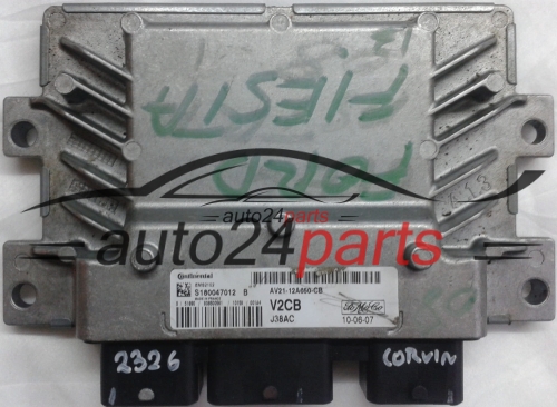 FORD FIESTA MK7 1.25 AV21-12A650-CB V2CB, AV2112A650CB S180047012B, S180047012 B