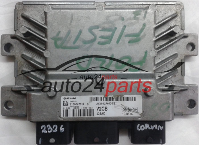 FORD FIESTA MK7 1.25 AV21-12A650-CB V2CB, AV2112A650CB S180047012B, S180047012 B
