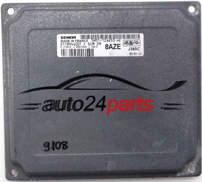 FORD FOCUS 1.6 16V, SIEMENS S118944001 F, S118944001F, 5M51-12A650-HE, 5M5112A650HE, 8AZE, SIM29